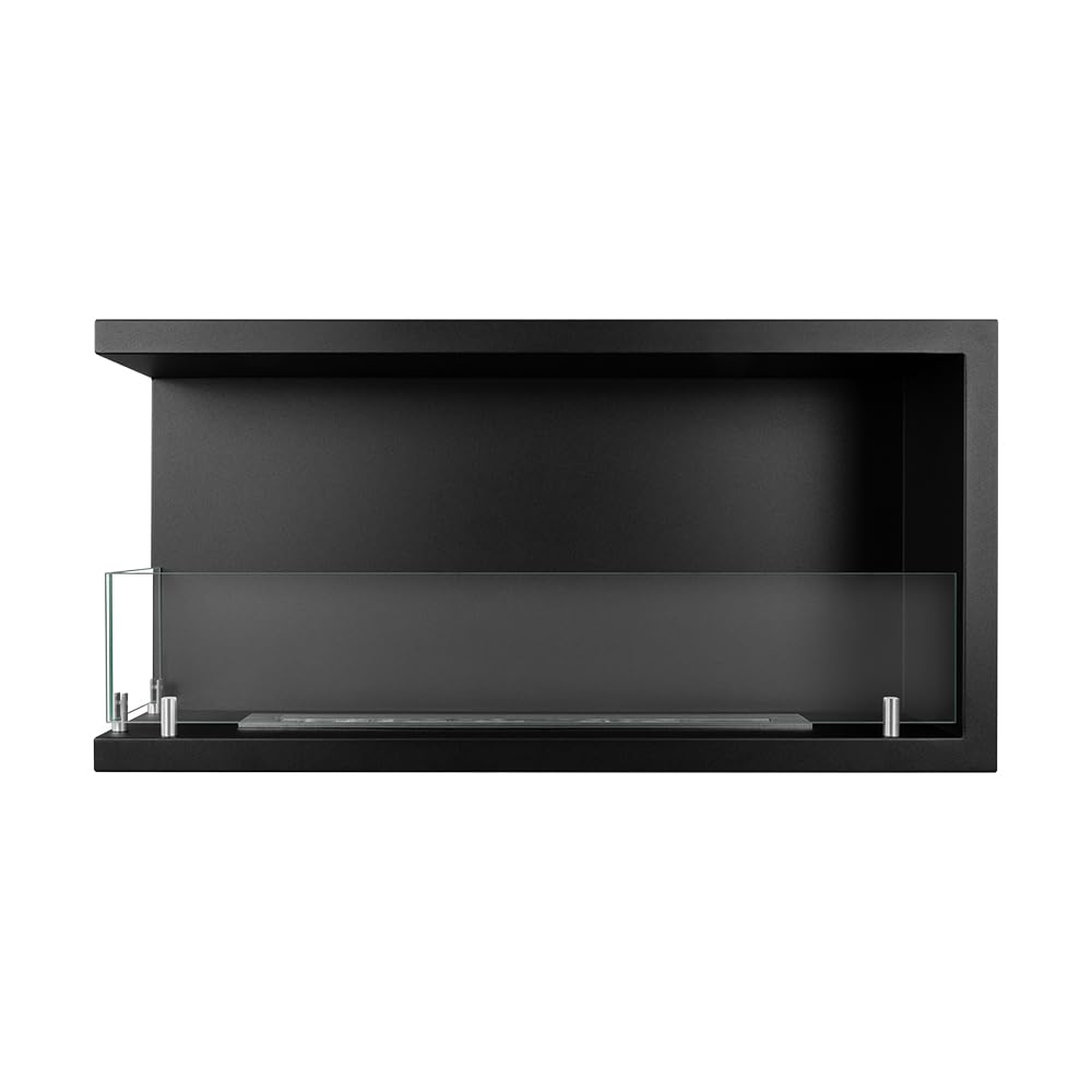 Divina Fire Camino a bioetanolo da Incasso ad Angolo biocamino angolare 90x45 SUTRI 90 SX