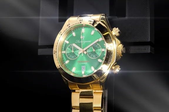 Generico FU121 Orologio da Polso Fumagazzi - LGBTQ RSTUVZ, ø 39 mm, Cinturino Acciaio Solido Lucido, Movimento Cronografo, Water Resistant 5 atm
