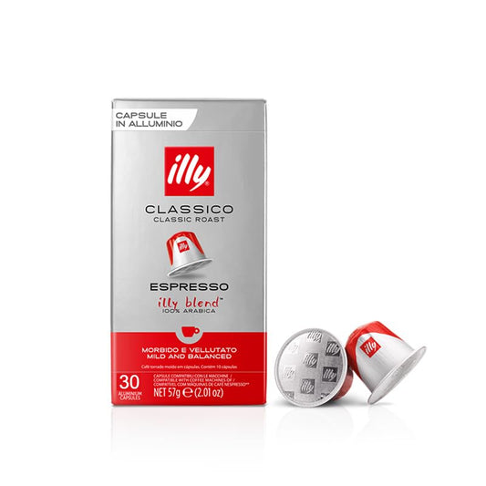illy 30 Nespresso Compatible Capsules 3 Packs of 10 Classic Taste Coffee