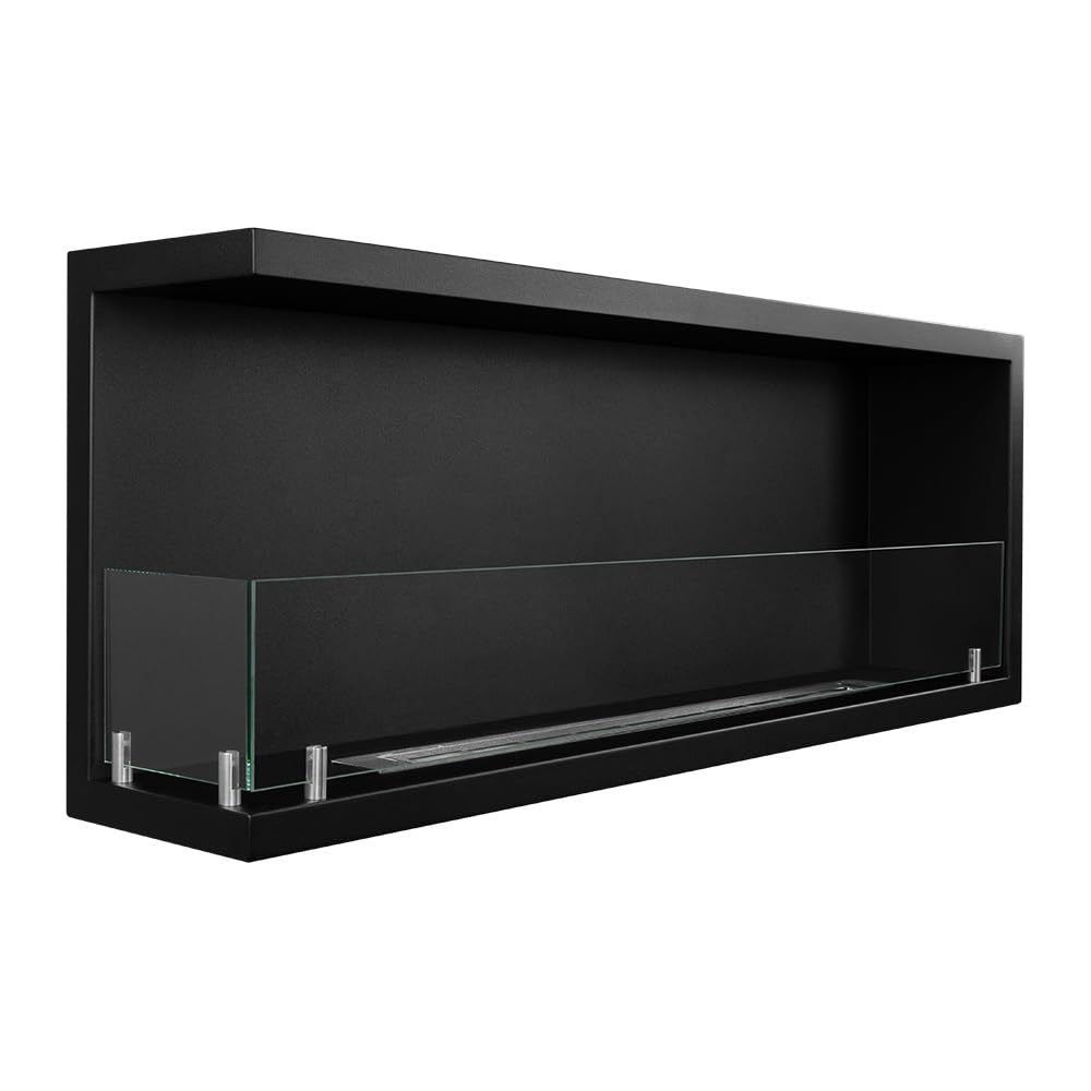 Divina Fire Camino a bioetanolo da Incasso ad Angolo biocamino angolare 120x45 SUTRI 120 SX