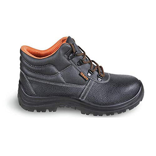 Beta Tools, SCARPE ALTE PELLE NERA (S3) C/LAM CK 46, 46 mm