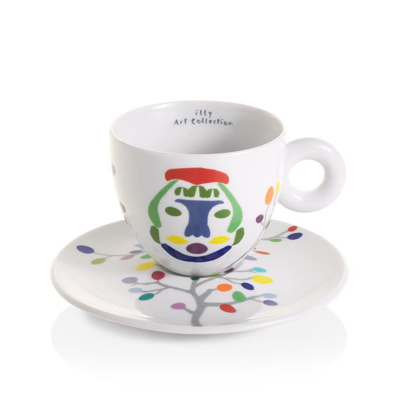 illy Art Collection Pascale Marthine Tayou 6 Tazze Cappuccino Numerate Firmate
