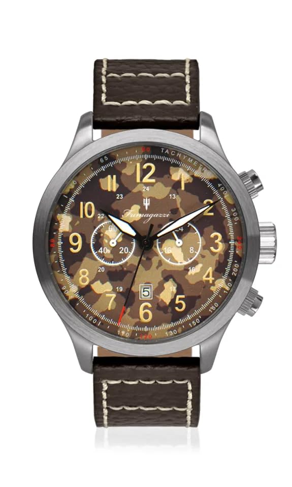 FU025 Fumagazzi Ramba Orologio Cronografo in Acciaio 46,5mm