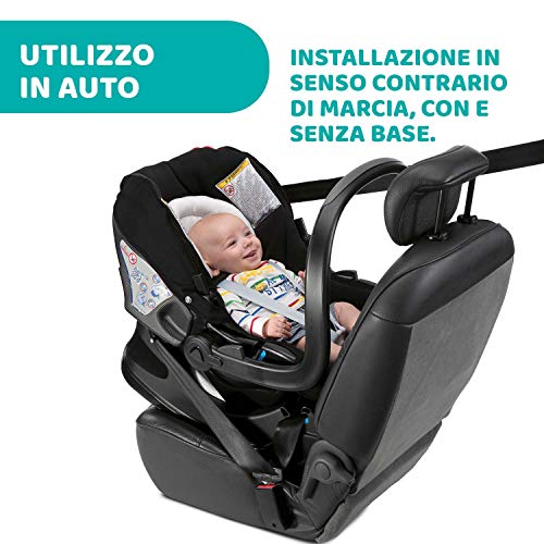 Chicco Trio Activ3 Passeggino Trio 3In1 Sistema Modulare Con Car Kit, Passeggino 3 Ruote, Navicella Neonato E Seggiolino Auto Gruppo 0+, Con Chiusura Pieghevole, Beige, 113 x 121.5 x 64 cm, 23.2 Kg