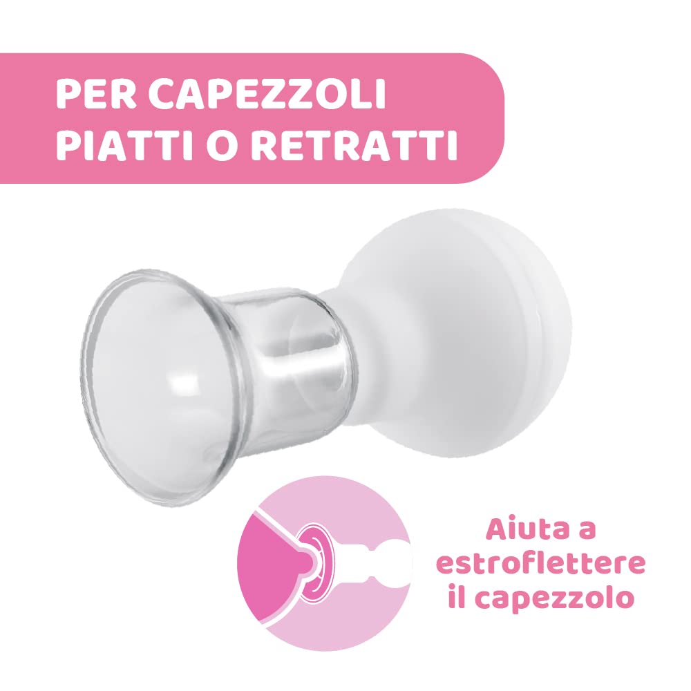 CHICCO Tiracapezzolo per Capezzoli Piatti | Favorisce l'allattamento al Seno