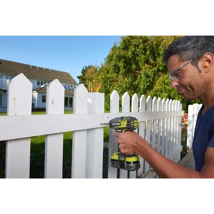 Ryobi R18IDBL-0 Avvitatore ad Impulsi Brushless a Batteria 18V ONE+, Batteria non Inclusa, con 3 Livelli di Potenza, per Serrare e Rimuove Elementi di Fissaggio