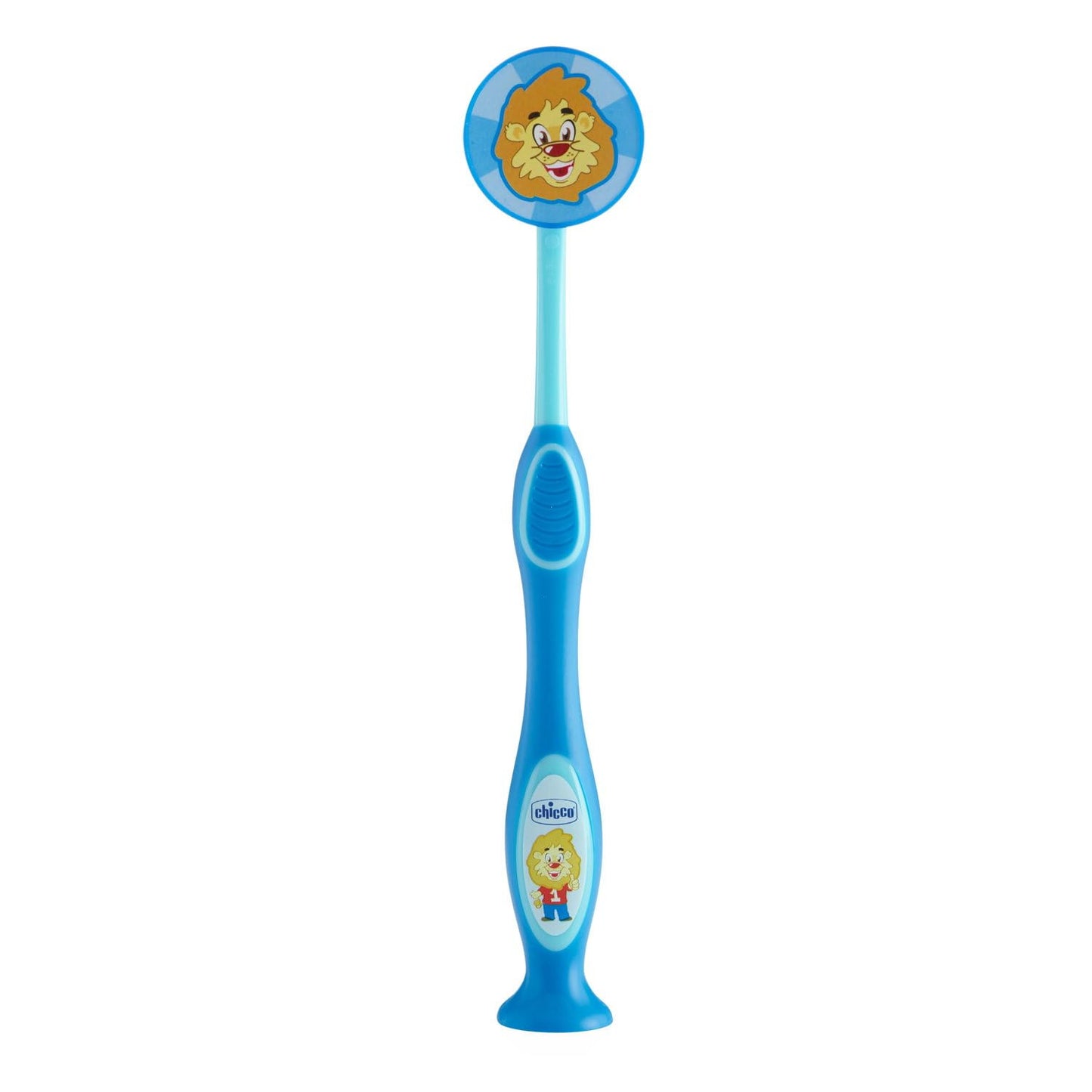 Chicco Spazzolino Da Denti, Con Setole Fini, Spazzolino Per Bambini, Spazzolino Delicato, Testina Con Pulisci Lingua, Ergonomico Con Presa Antiscivolo, Colori assortiti, Bimbo, 3-6 Anni