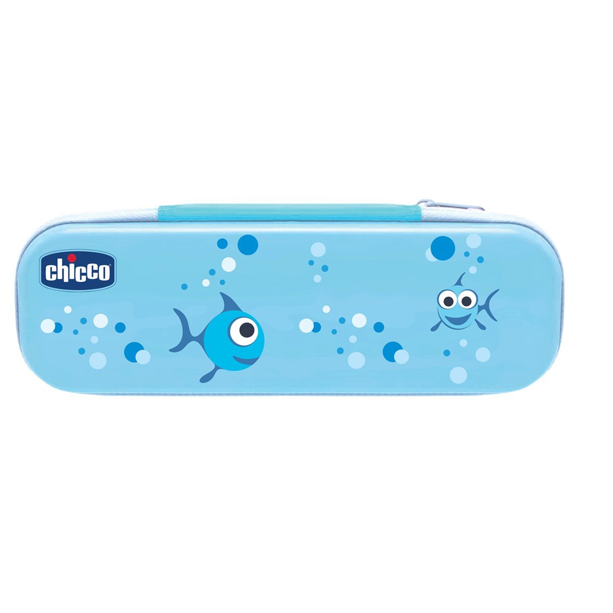 Chicco Set Dentale per Bambini, L'Astuccio Contiene Un Dentifricio 12 Mesi + e Uno Spazzolino, Oral Care, Azzurro, 6 Mesi+