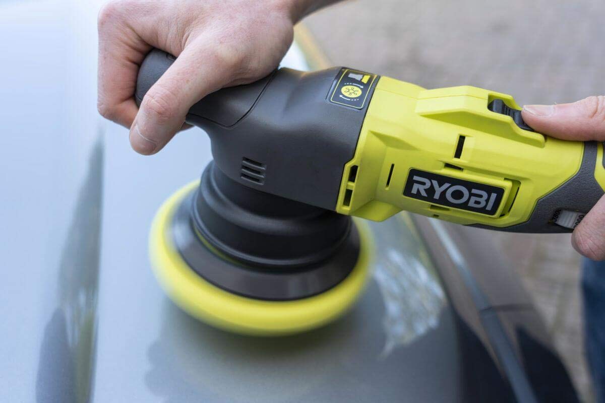 Ryobi R18P-0 Lucidatrice a Batteria 18V One+ a Velocità variabile 3.000 - 7.500 g/min,