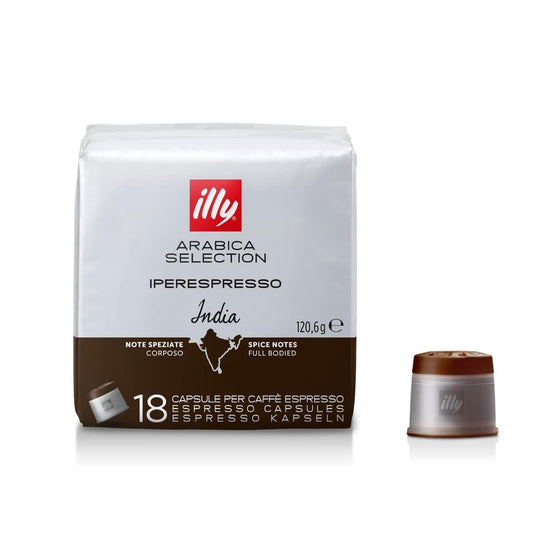 illy 6X18 Caffè in Capsule Iperespresso Mono Arabica Selection India