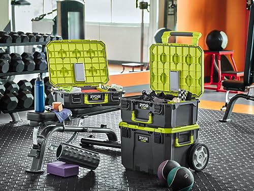 RYOBI RSL201 Trolley Valigia Porta Attrezzi | Sistema Modulare Impilabile