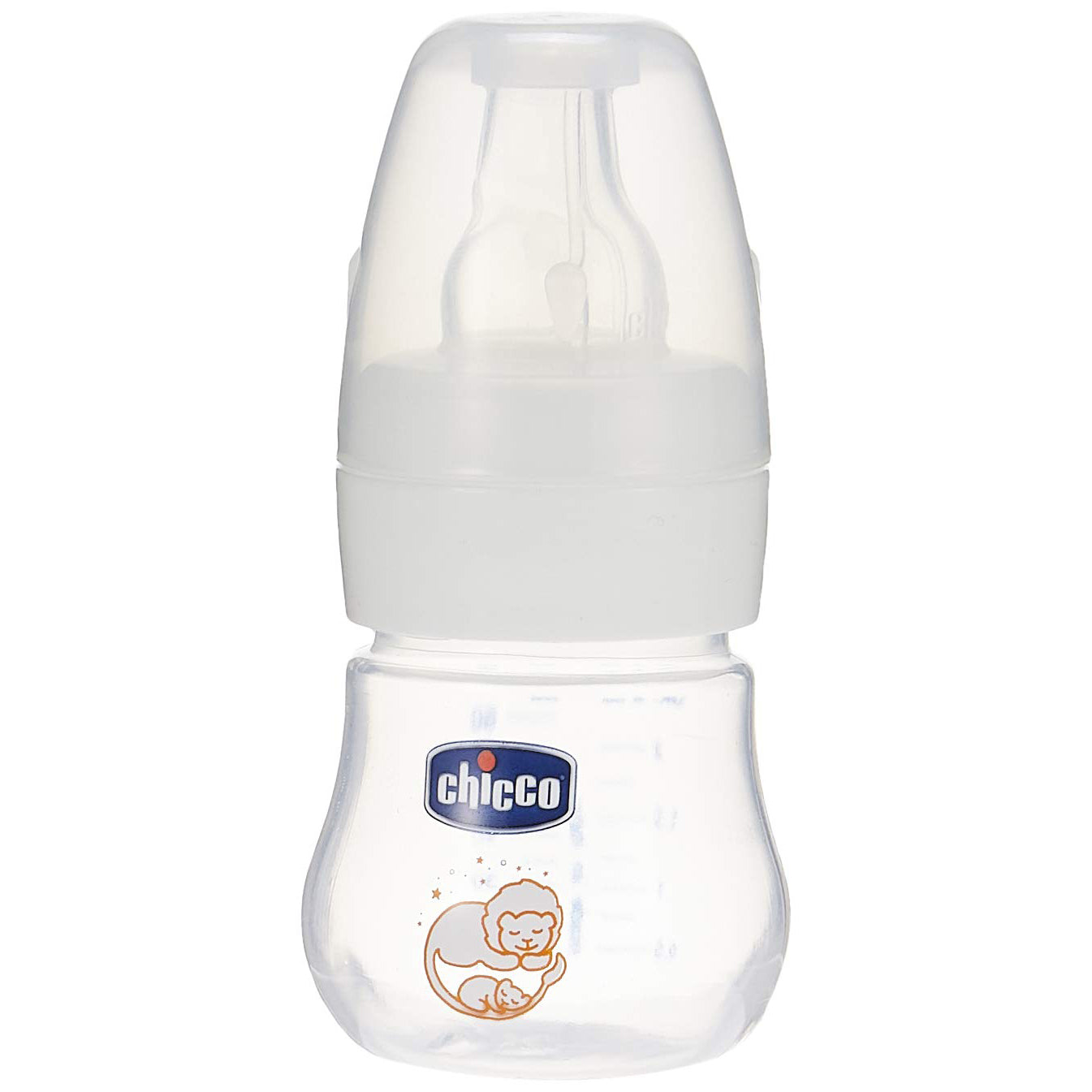 Chicco Micro Biberon Tettarella In Silicone 60 ml, 0m+