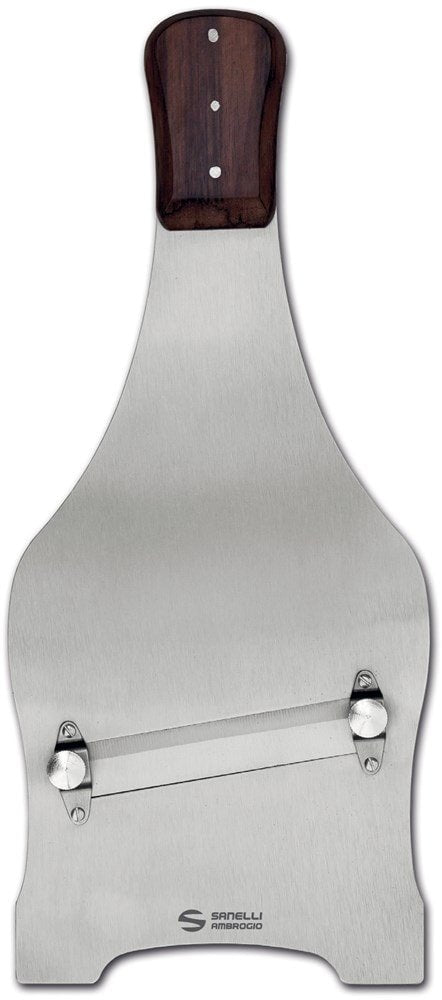 Sanelli Ambrogio - Linea Affettatartufi - Affettatartufi Inox Grande. Regolatore di qualità per un taglio preciso. Lama liscia, Acciaio Inox