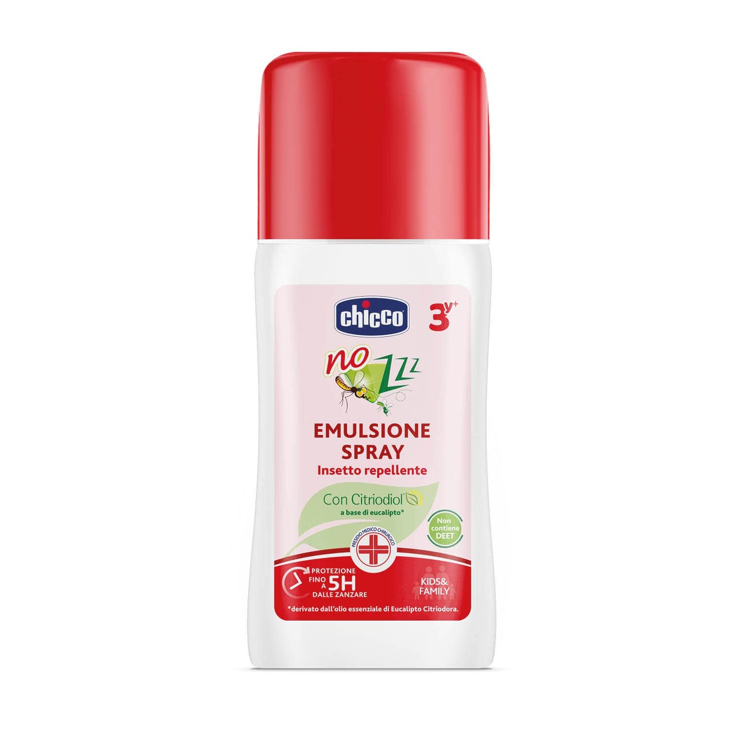 CHICCO Spray Insetto Repellente, 3 anni +, Protezione dalle Zanzare, Presidio Medico Chirurgico, Zanzara Comune, Zanzara Tigre e Zecche