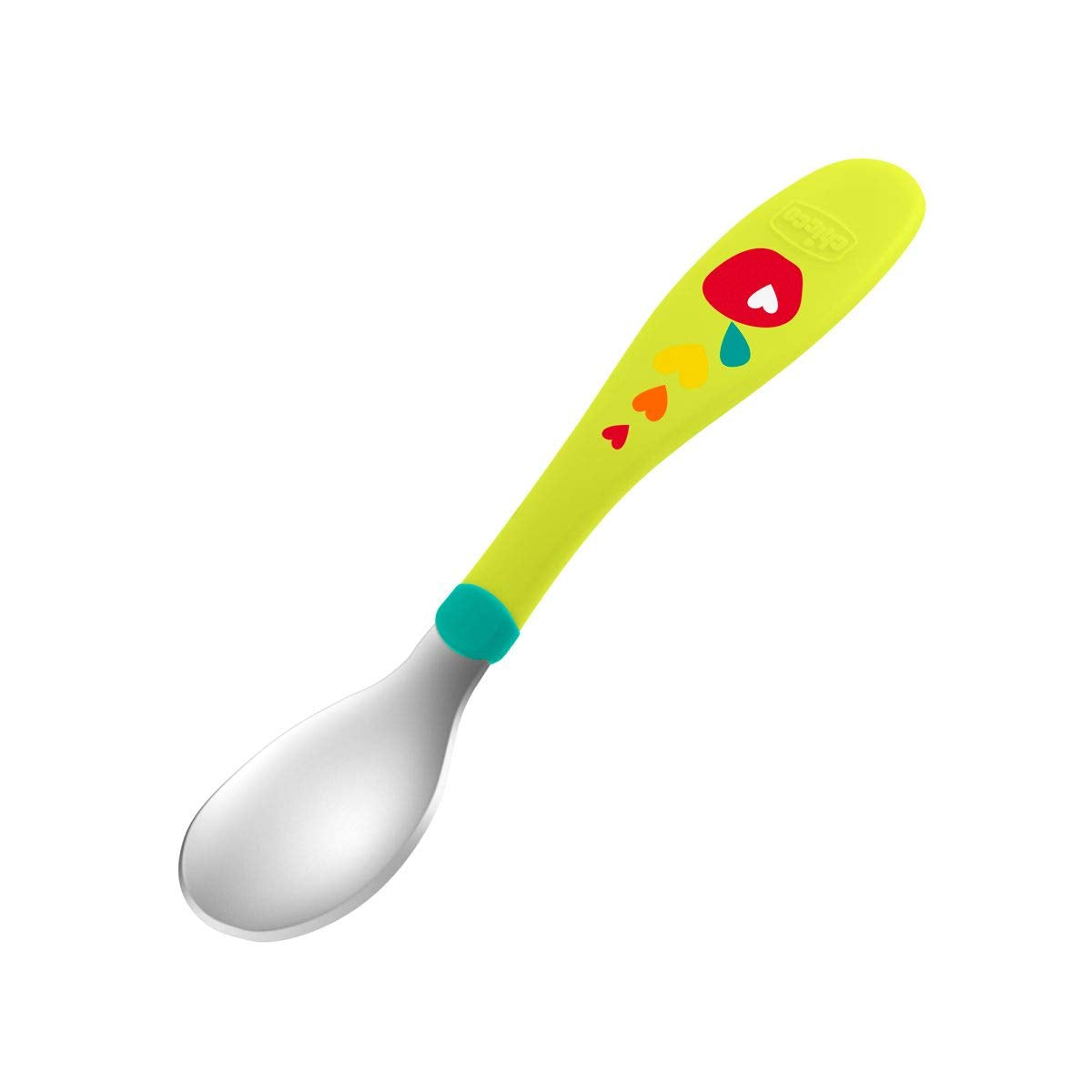 Chicco Posatine Inox 18M+ per Bambini, in Acciaio Inossidabile, 2 Pezzi