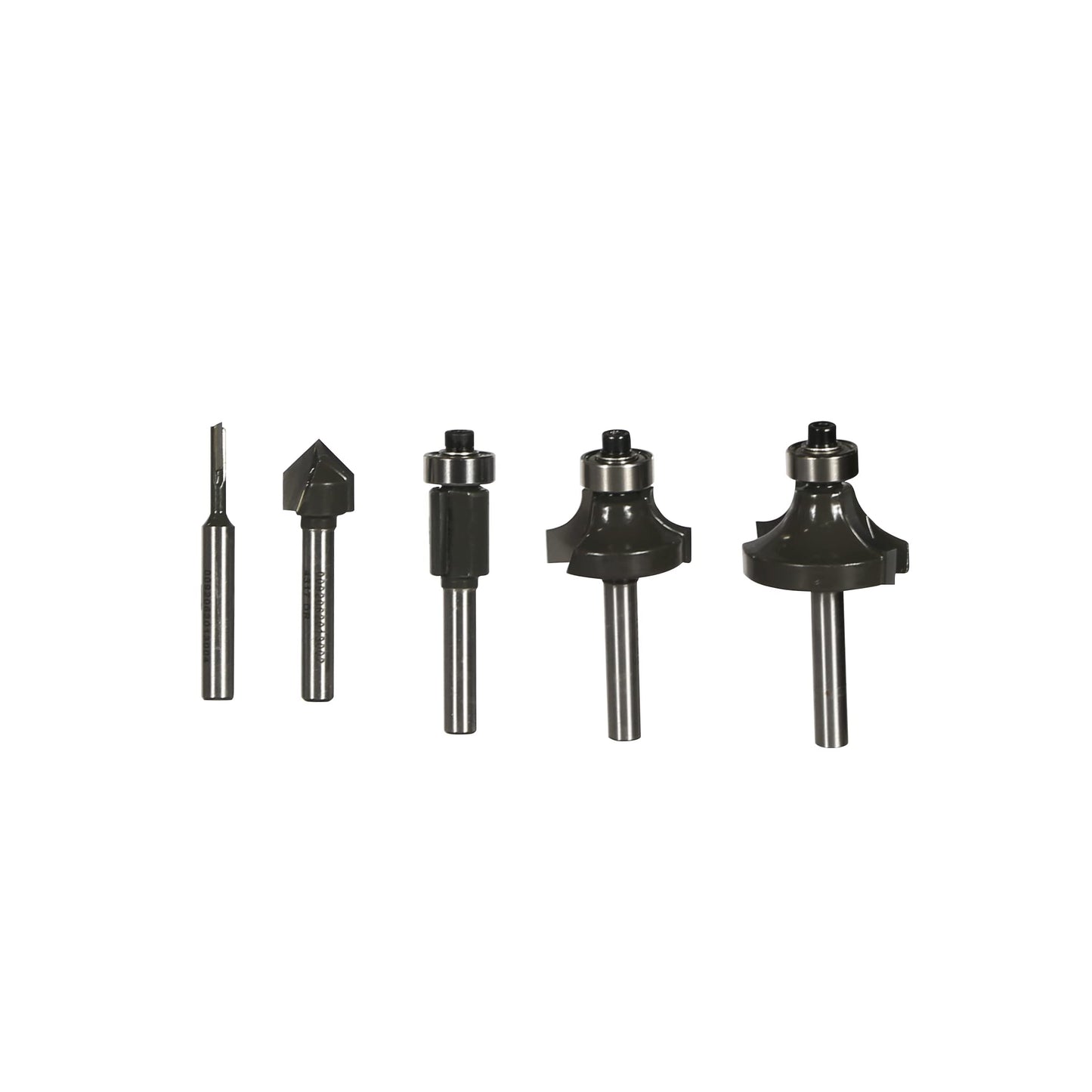 RYOBI RAKRBS5 Set di 5 Frese da 6mm per Legno per Fresatrice e Tagliabordi