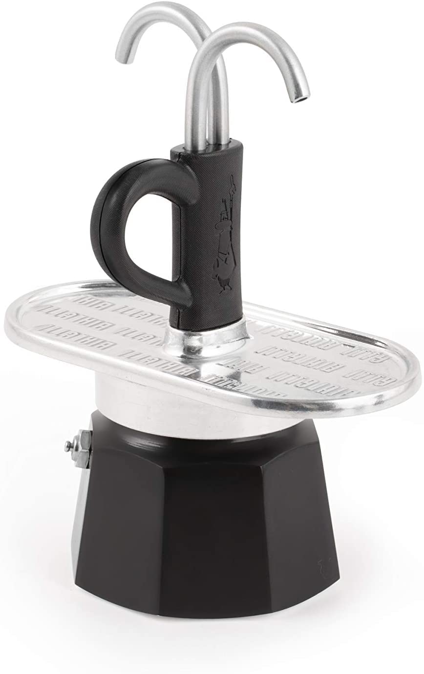 Bialetti Mini Express 2 Tazze, Alluminio, Tazzine non incluse