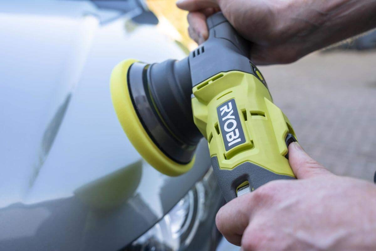 Ryobi R18P-0 Lucidatrice a Batteria 18V One+ a Velocità variabile 3.000 - 7.500 g/min,