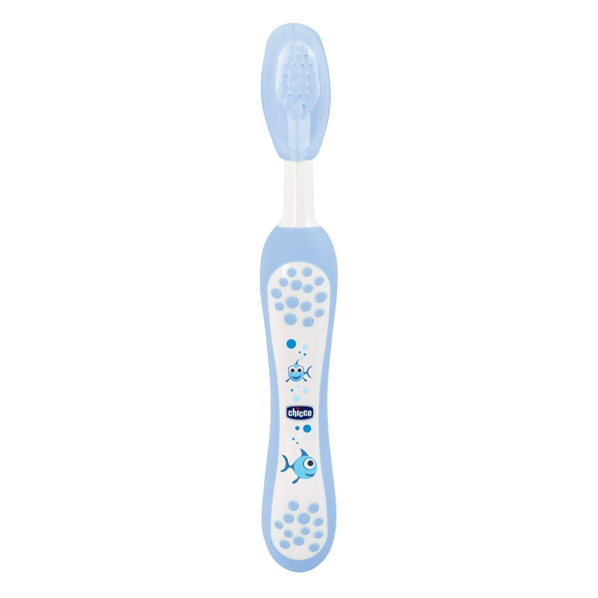 Chicco Set Dentale per Bambini, L'Astuccio Contiene Un Dentifricio 12 Mesi + e Uno Spazzolino, Oral Care, Azzurro, 6 Mesi+