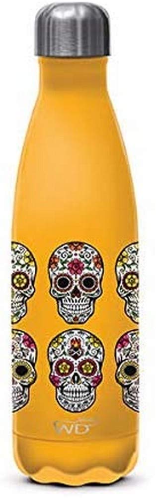 WD lifestyle WD365TESCHI, Bottiglia Termica Unisex Adulto, Teschi, Normale