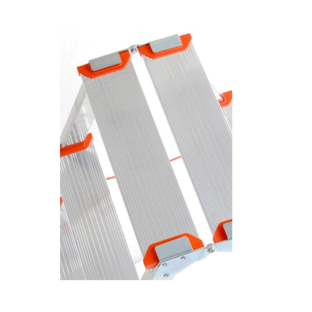 GIERRE BA230S Scala Scaletto Sgabello Salita Doppia Alluminio 4+1 Gradini