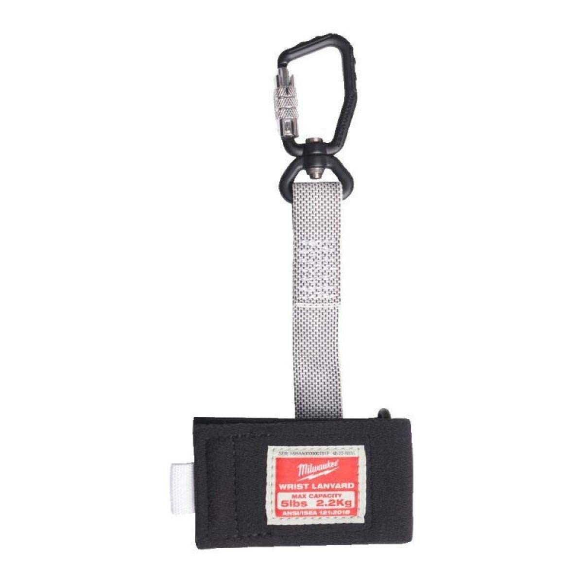 Laccio anticaduta da polso con moschettone 2,2 kg milwaukee