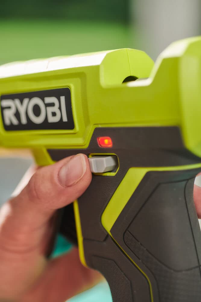 Ryobi - Pistola per colla Ø 11 mm 18 V ONE+ - Viene fornito con 3 bastoncini di colla (senza batteria e caricabatterie) - RGLU18-0
