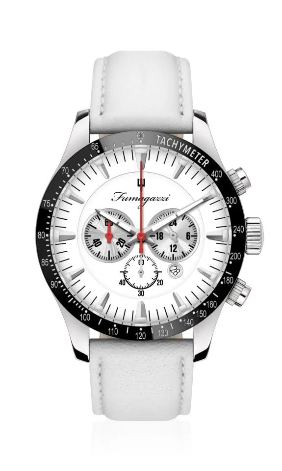 Generico FU321 Orologio da Polso Fumagazzi - Velocs Bamba Ghiera Nera ø 37 mm, Cinturino ABS, Movimento al Quarzo, Water Resistant 5 ATM
