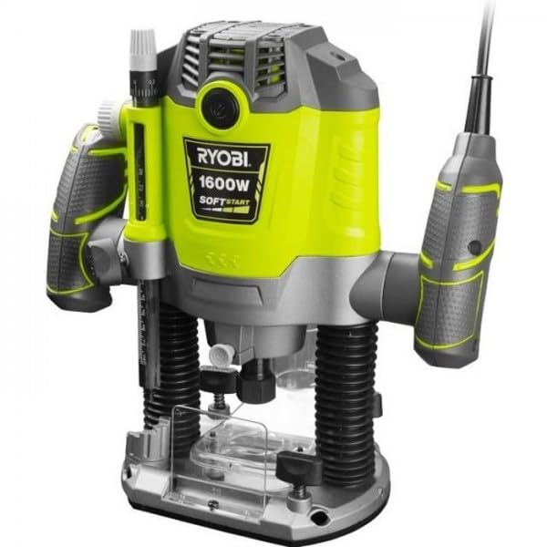 Fresatrice Elettrica con 5 Frese Incluse RYOBI RRT1600-K 1600W