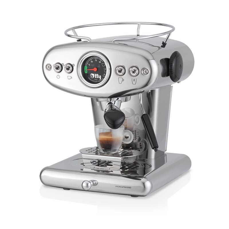 illy 60501 Macchina Caffè X1 Anniversary Eco Mode a Capsule Iperespresso Colore INOX