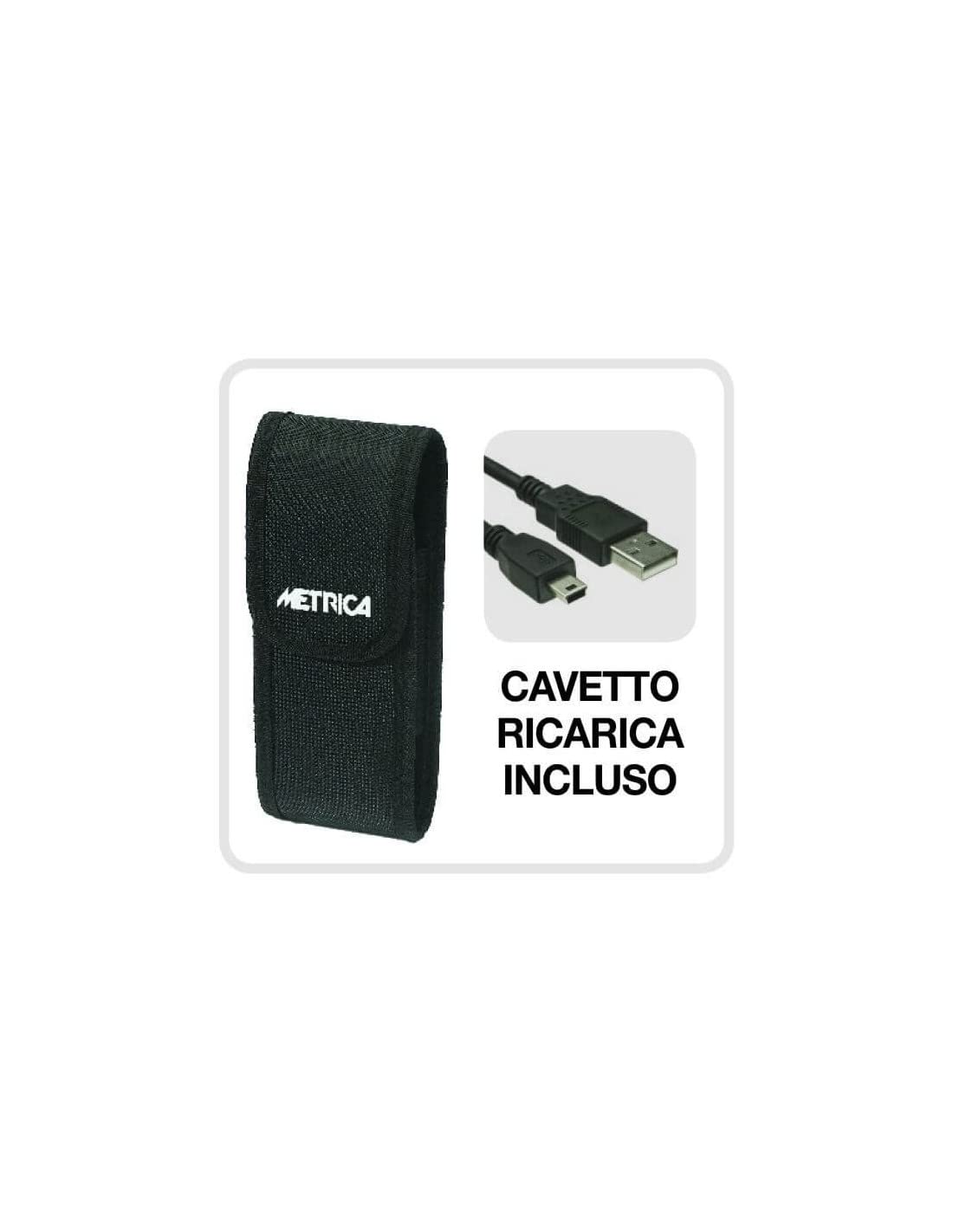 Misuratore Laser Metrica Double 50 61112 Portata Max 50 Metri