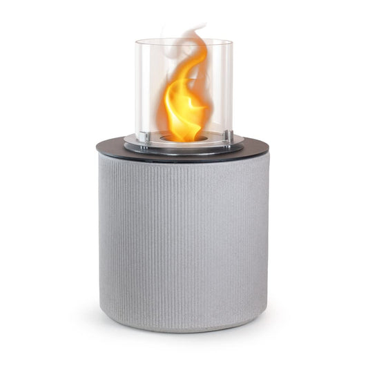 Divina Fire Camino a bioetanolo braciere da Giardino da Terra per Interno Esterno Modigliani Corda Beige d.36 x h56