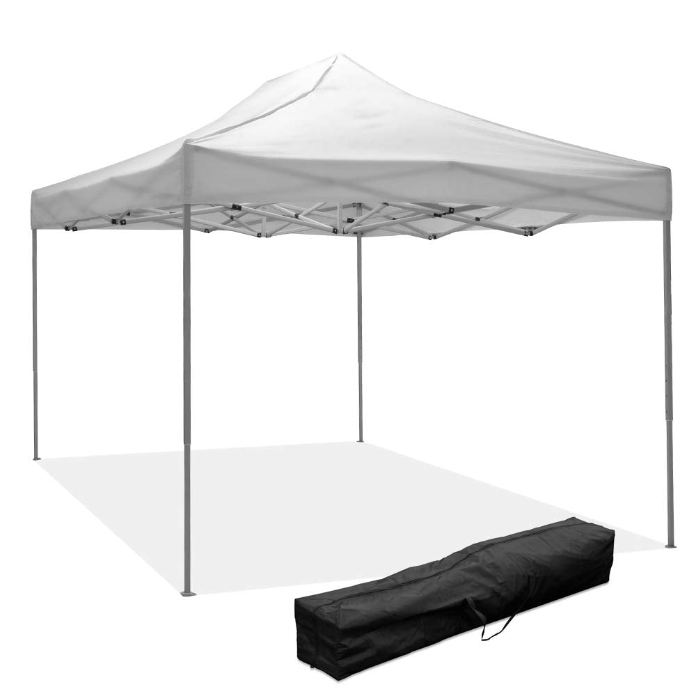 EverGreen Gazebo richiudibile 2.9x4.3 m Pieghevole Telo Bianco PVC 100% Impermeabile 9011