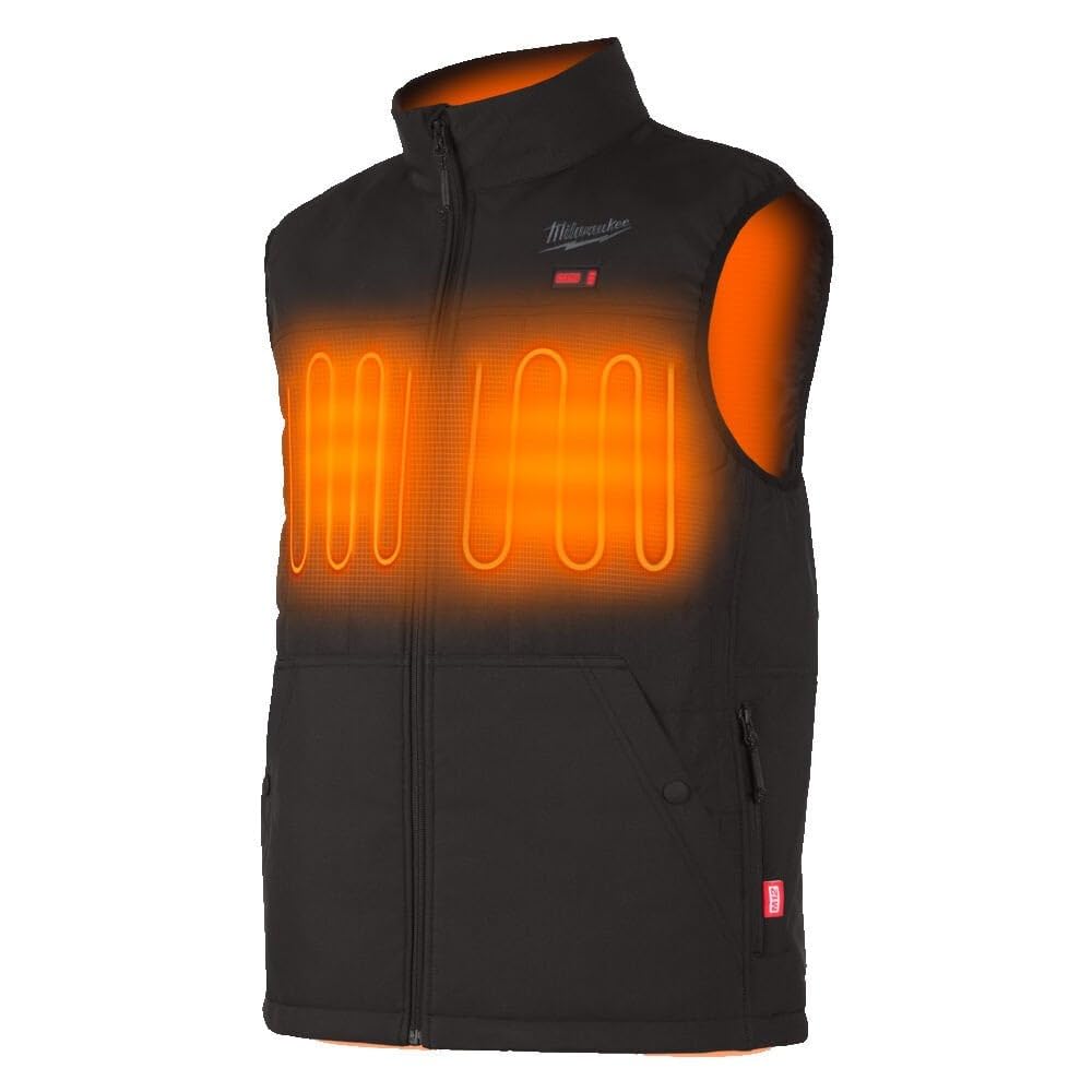 MILWAUKEE M12 HPVBL2-0 Gilet Termico Smanicato 12V Senza Batteria Giacca Termica, Taglia M