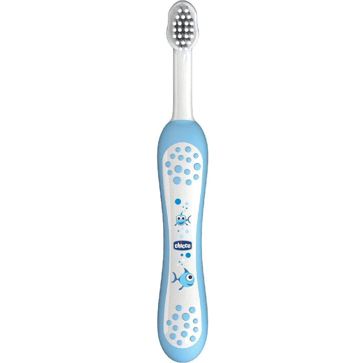 Chicco Set Dentale per Bambini, L'Astuccio Contiene Un Dentifricio 12 Mesi + e Uno Spazzolino, Oral Care, Azzurro, 6 Mesi+
