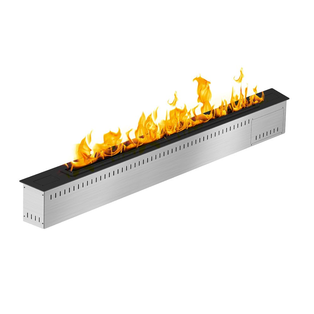 Divina Fire Bruciatore a bioetanolo Smart App Inserto Automatico da Incasso Slim 100