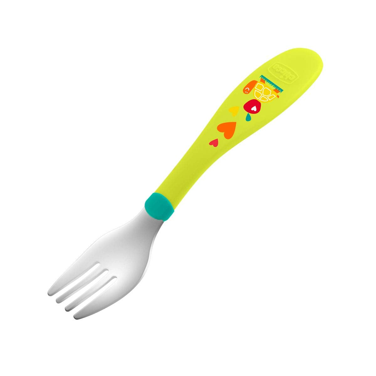 Chicco Posatine Inox 18M+ per Bambini, in Acciaio Inossidabile, 2 Pezzi