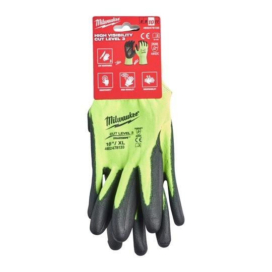 MILWAUKE Robusti Guanti da Lavoro XL Antitaglio Categoria 1 | Dita SMARTSWIPE™