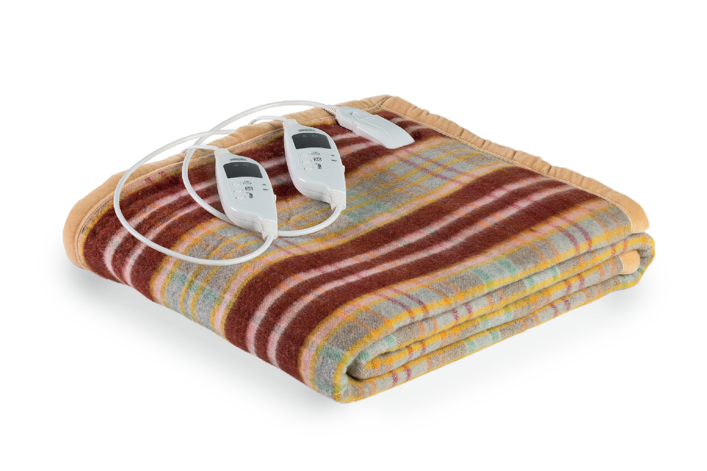 LANCALOR | Elettrocoperta Coperta Termica Misto Lana 40% Termocoperta Elettrica