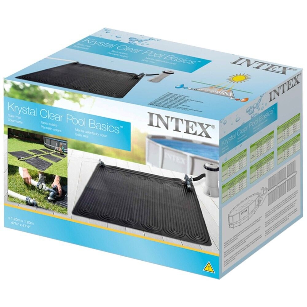 INTEX Tappeto Solare Termico Riscaldamento per Piscina con Tubi e Connettori