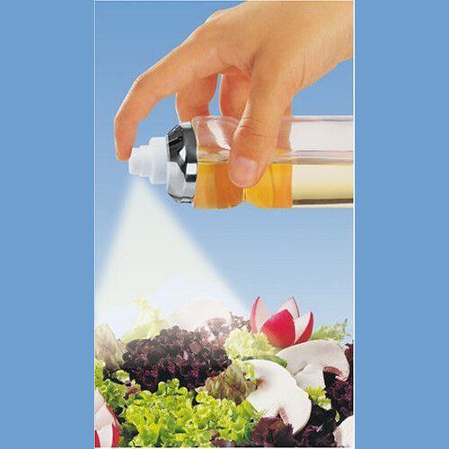 FACKELMANN 46875 Oliera a Spruzzo | Oliera Spray 200ml in Vetro | Tappo Acciaio Inox