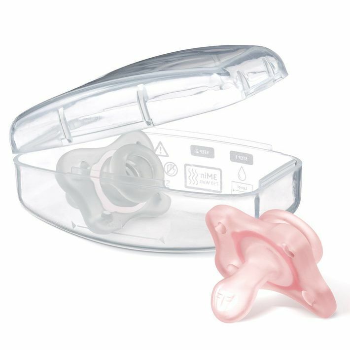 CHICCO 2 Gommotti 0-2m Bimba Gommotto Physio Soft Silicone Succhiotto Ciuccio