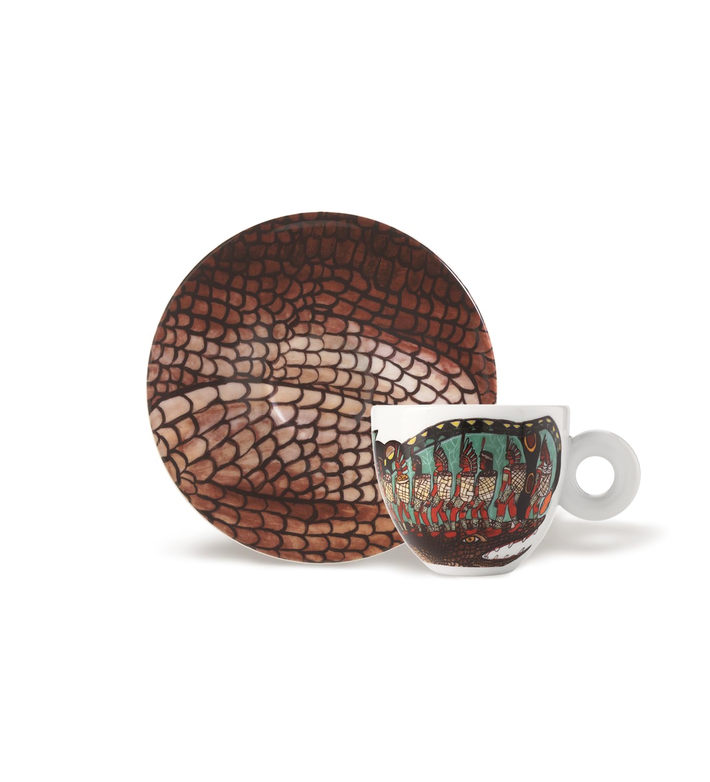 illy 24958 Set da 2 Tazze Da Cappucino Art Collection Biennale 2024