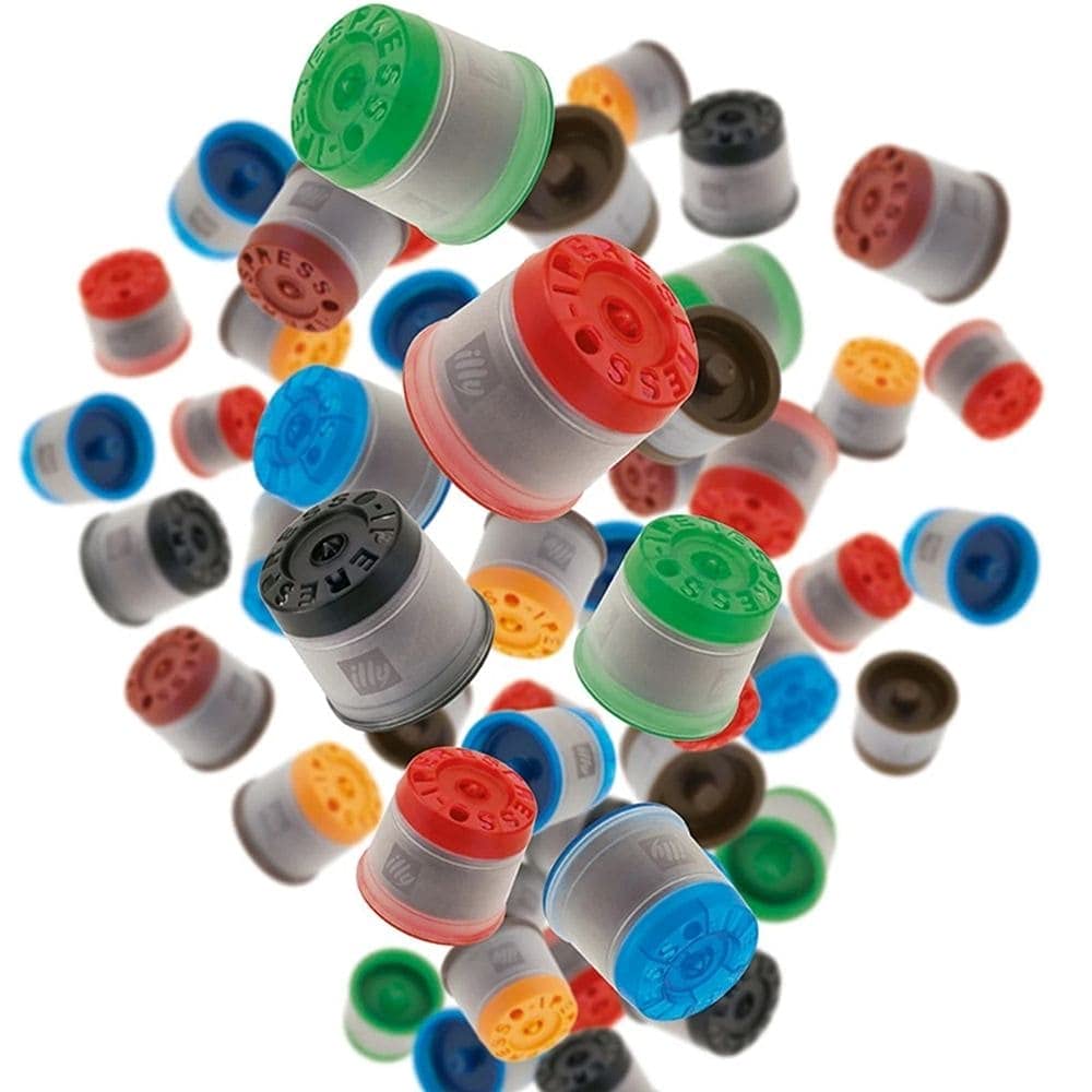 108 Capsule Cialde Caffè illy Iperespresso Tostato Forte Nero Gusto Ricco e Deciso 100% Arabica