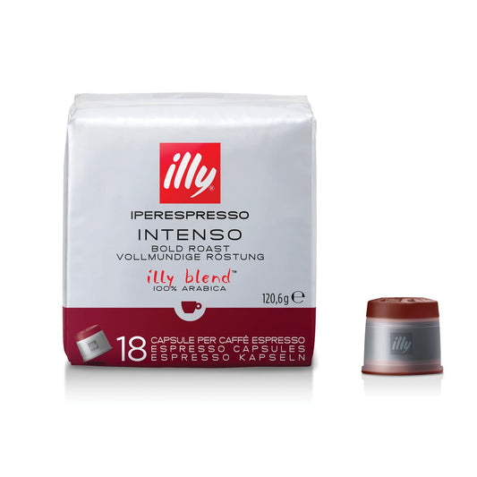 Illy Capsule caffè Iperespresso Torrefatto INTENSO, 6 confezioni da 18 capsule, in totale 108 capsule