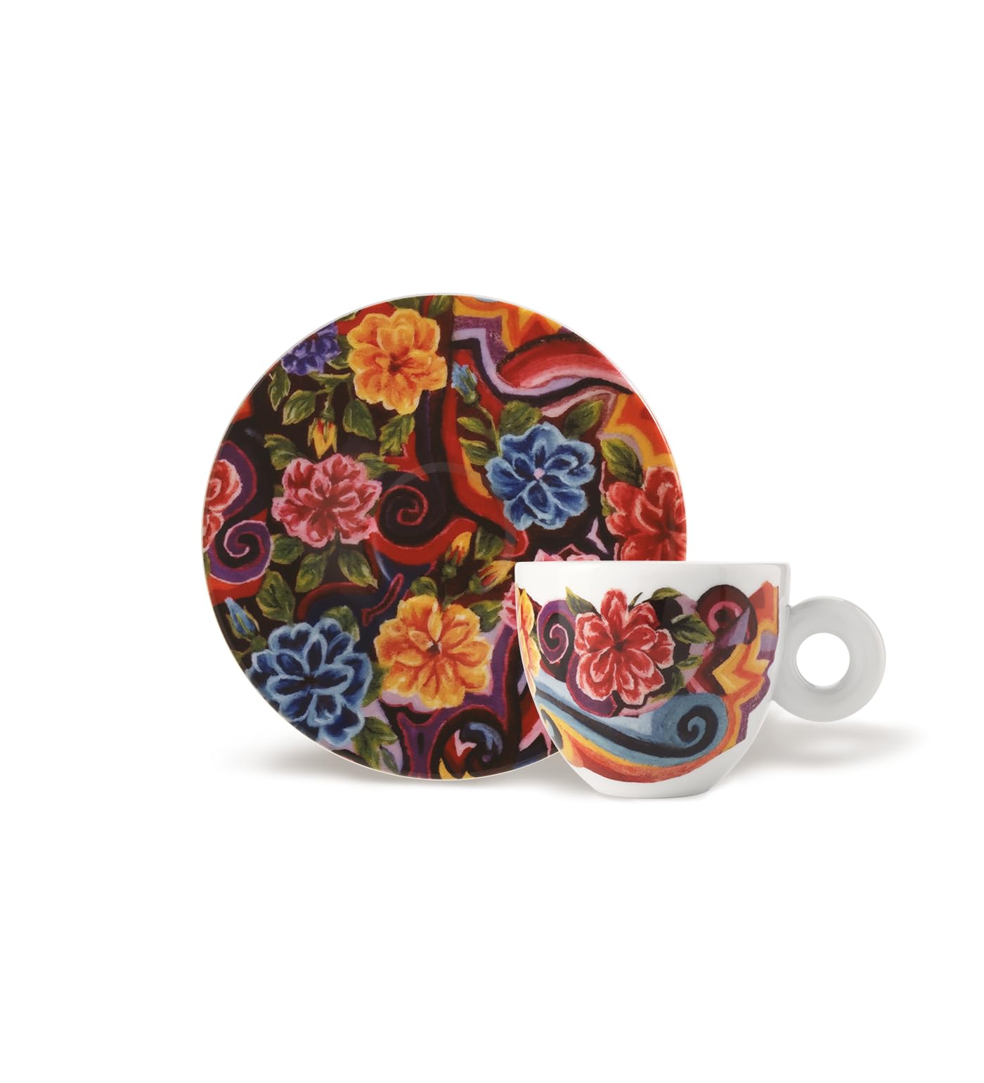 illy 24958 Set da 2 Tazze Da Cappucino Art Collection Biennale 2024