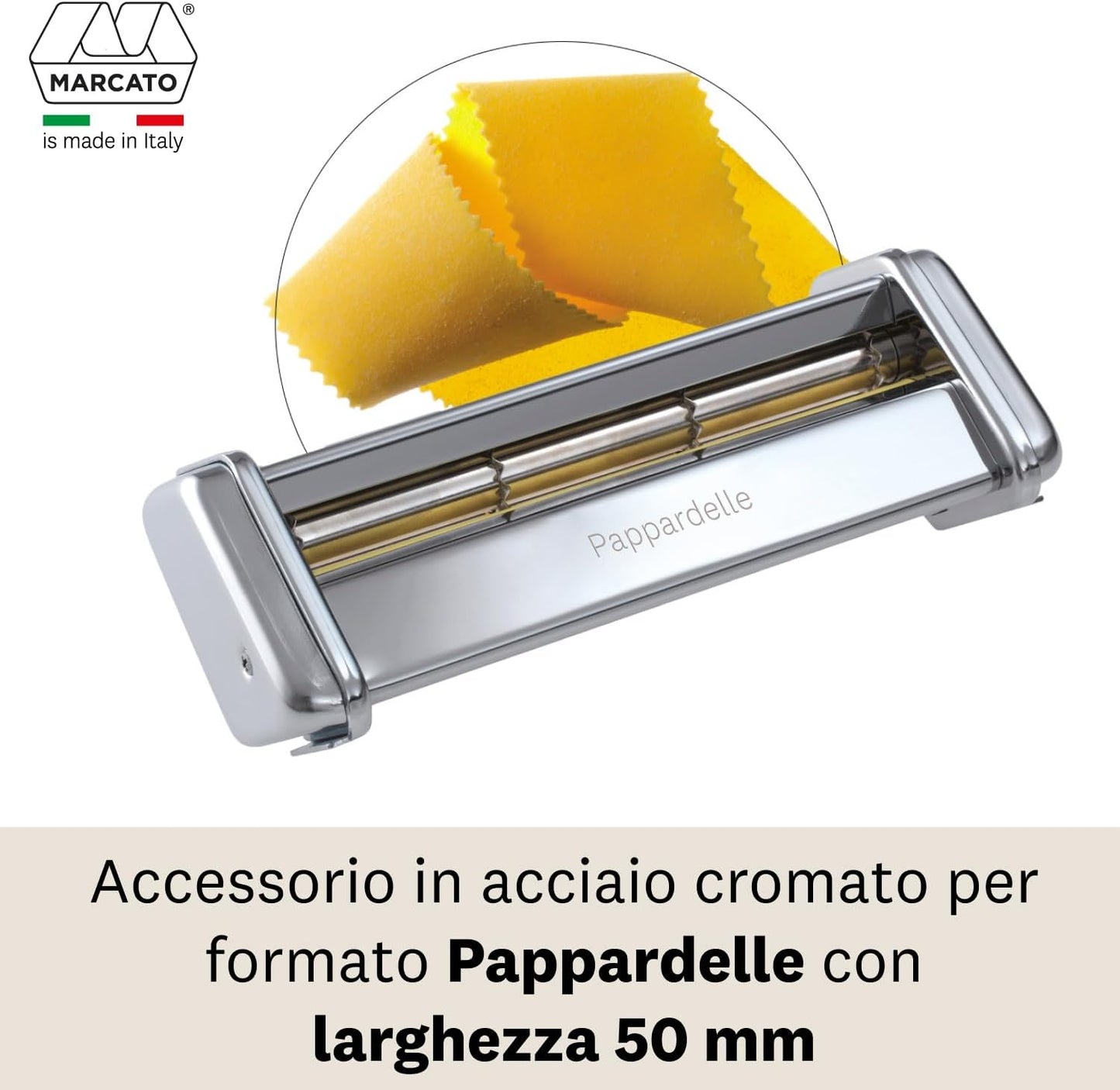 MARCATO | Accessori Opzionali Marcato | Accessorio Pappardelle per Sfogliatrice Atlas 150