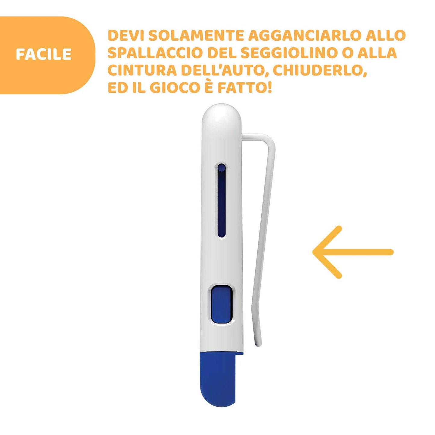 Chicco Bebècare Easy-Tech Dispositivo Anti Abbandono Universale Per Seggiolino Auto