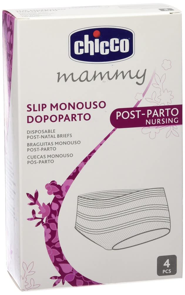 Chicco Mammy Slip Monouso Dopo Parto a Rete, 4 Pezzi