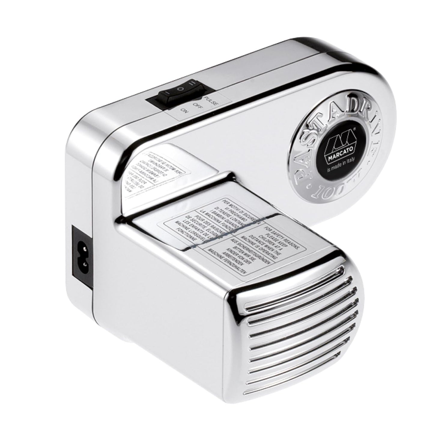 Marcato PD-220V Motore per Macchina per Pasta, 100W, Plastica, Argento